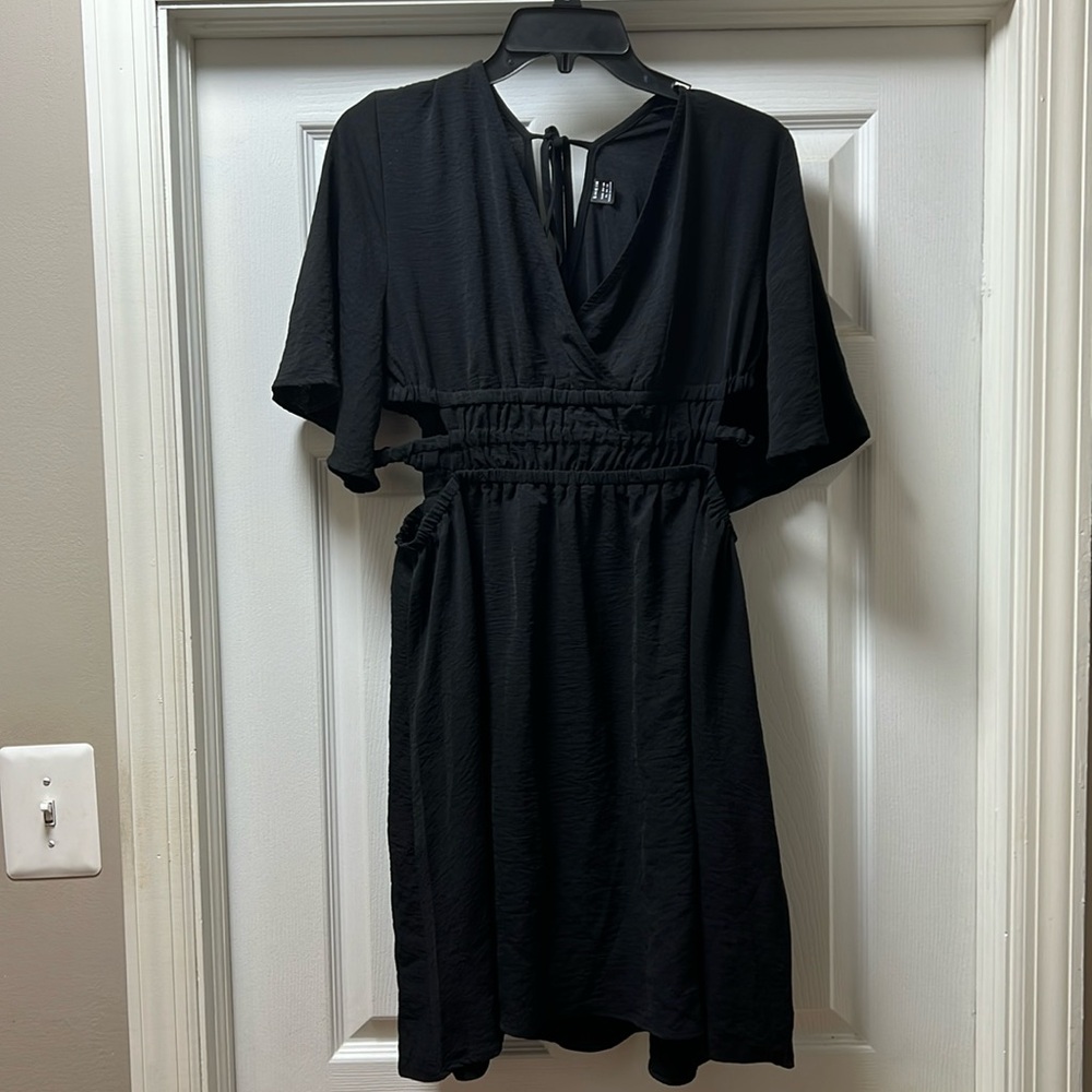 shein black dress
